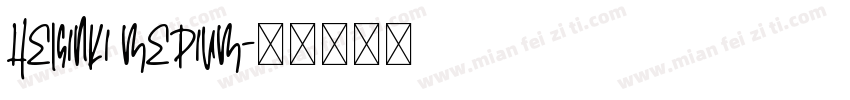 Helsinki Medium字体转换